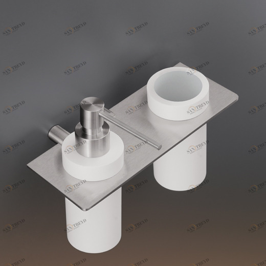 Полка с Delrin® держатель зубной щетки и дозатор  MEN07 CEADESIGN 