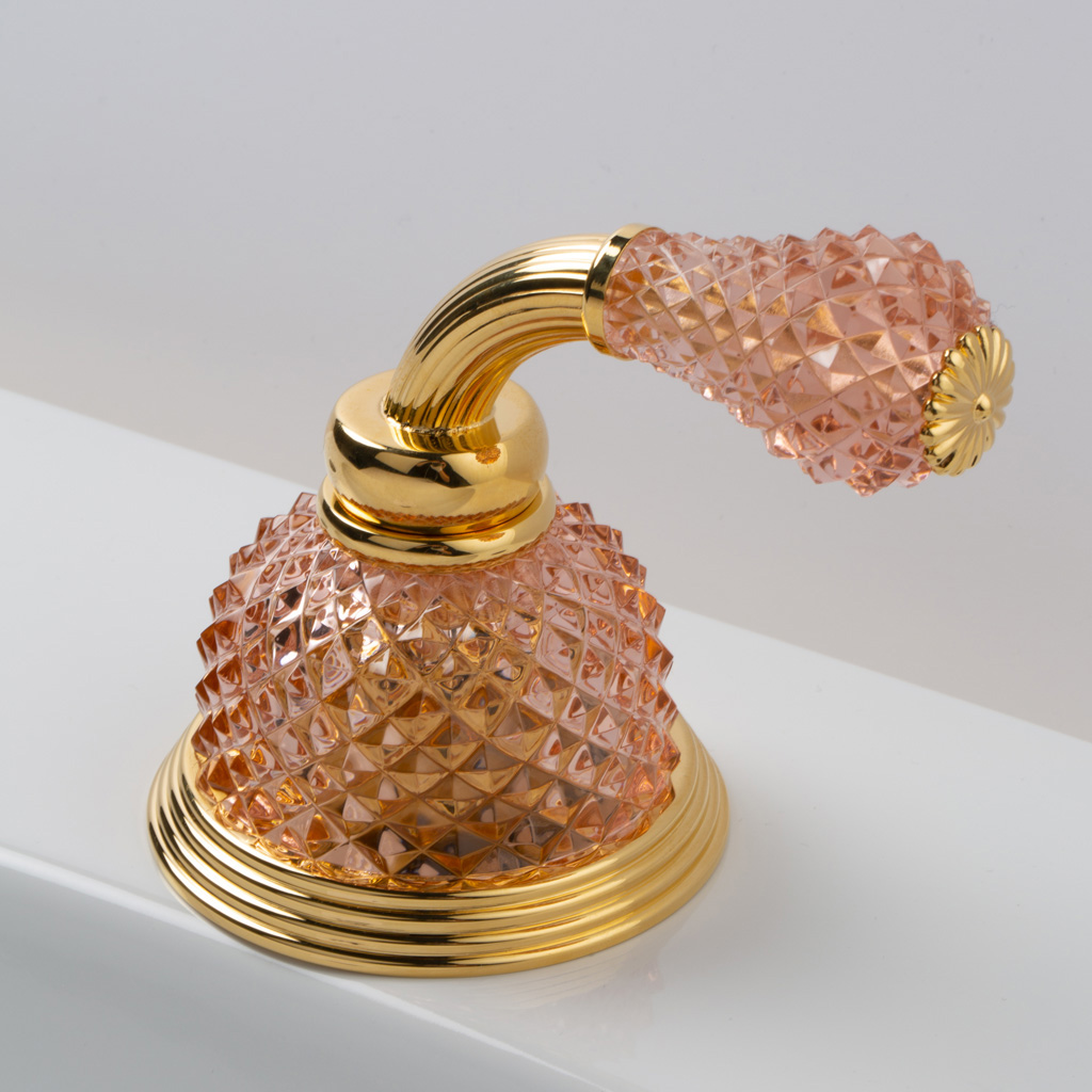 C56-333 C56-333 3-ходовой переключатель на ободе РУЧКА КУПОЛЬНАЯ DI Cristal & Bronze DÔME À MANETTES DIAMANT  - Вид №2