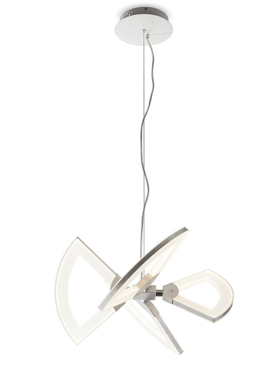 Подвесной светодиодный светильник IDLamp Eleanor 398/50-LEDWhitechrome IDLAMP ДИЗАЙНЕРСКИЕ, ELEANOR 200958  - Вид №1