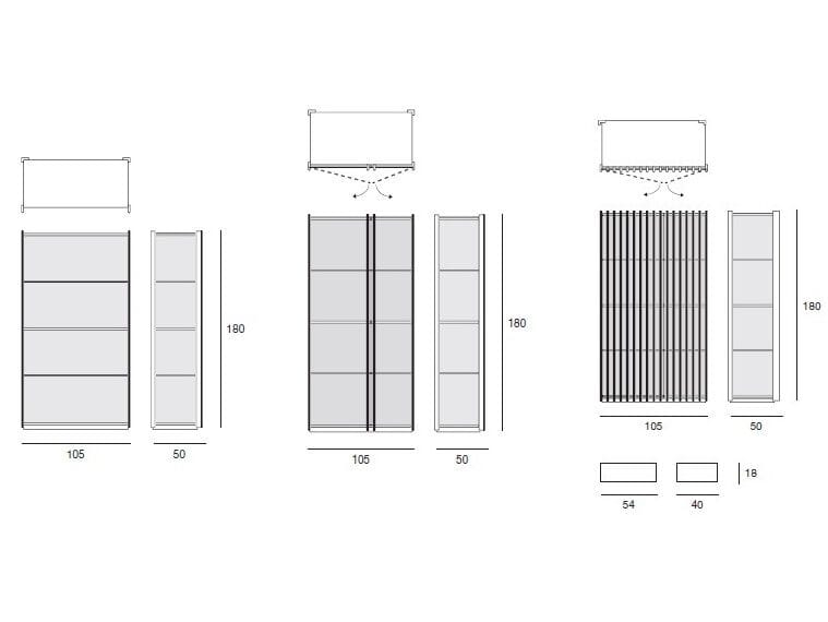 Книжный шкаф / витрина из дерева и стекла Pacini & Cappellini BAY ARCH-00105902 - Вид №8