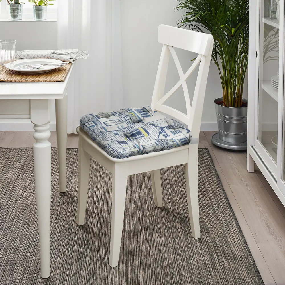 Сидушка «Город» 40x35 см цвет мультиколор LINEN WAY STLM-2048007 - Вид №3