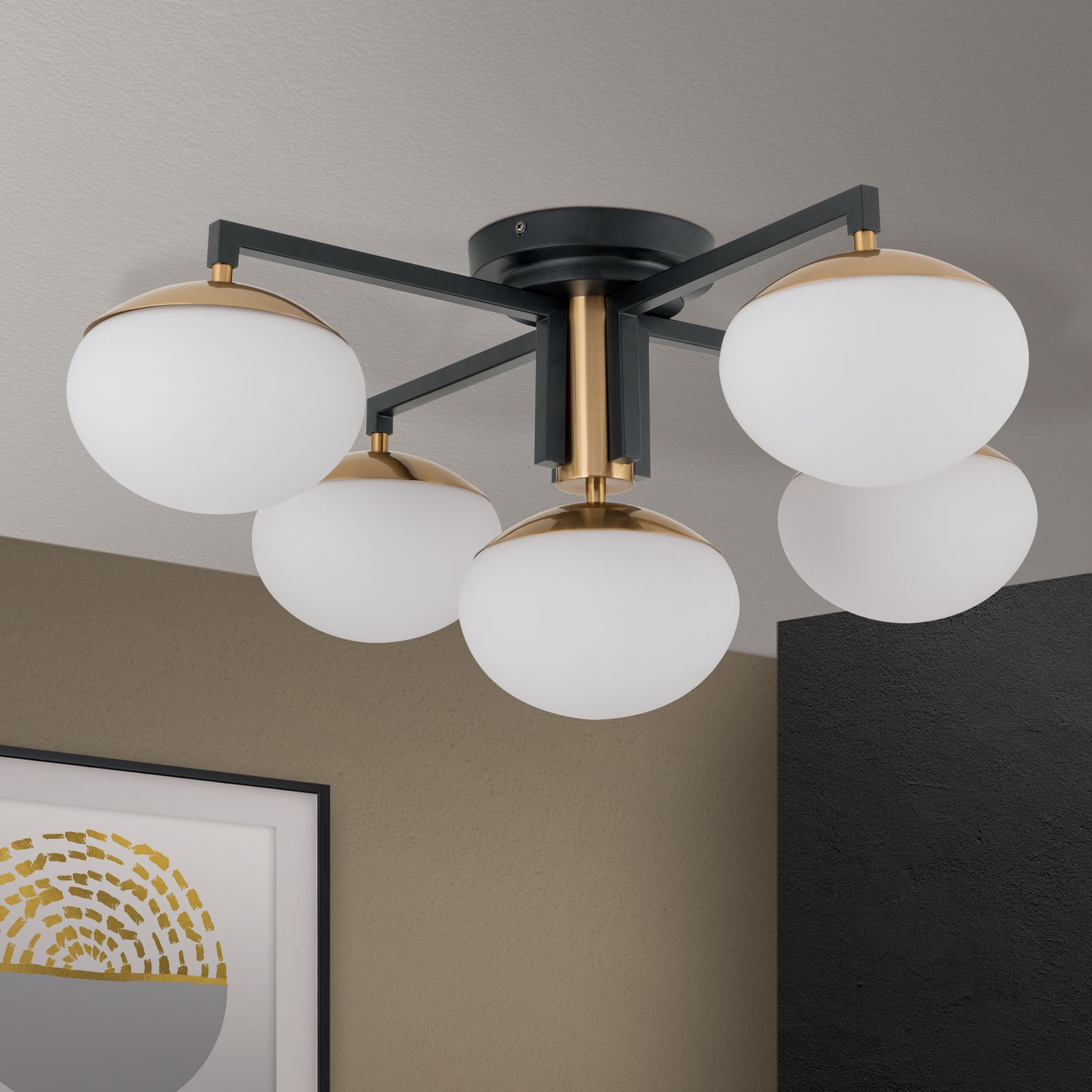 Потолочный светильник из опалового стекла Orion Josephine ARCH-00073659 - Вид №5