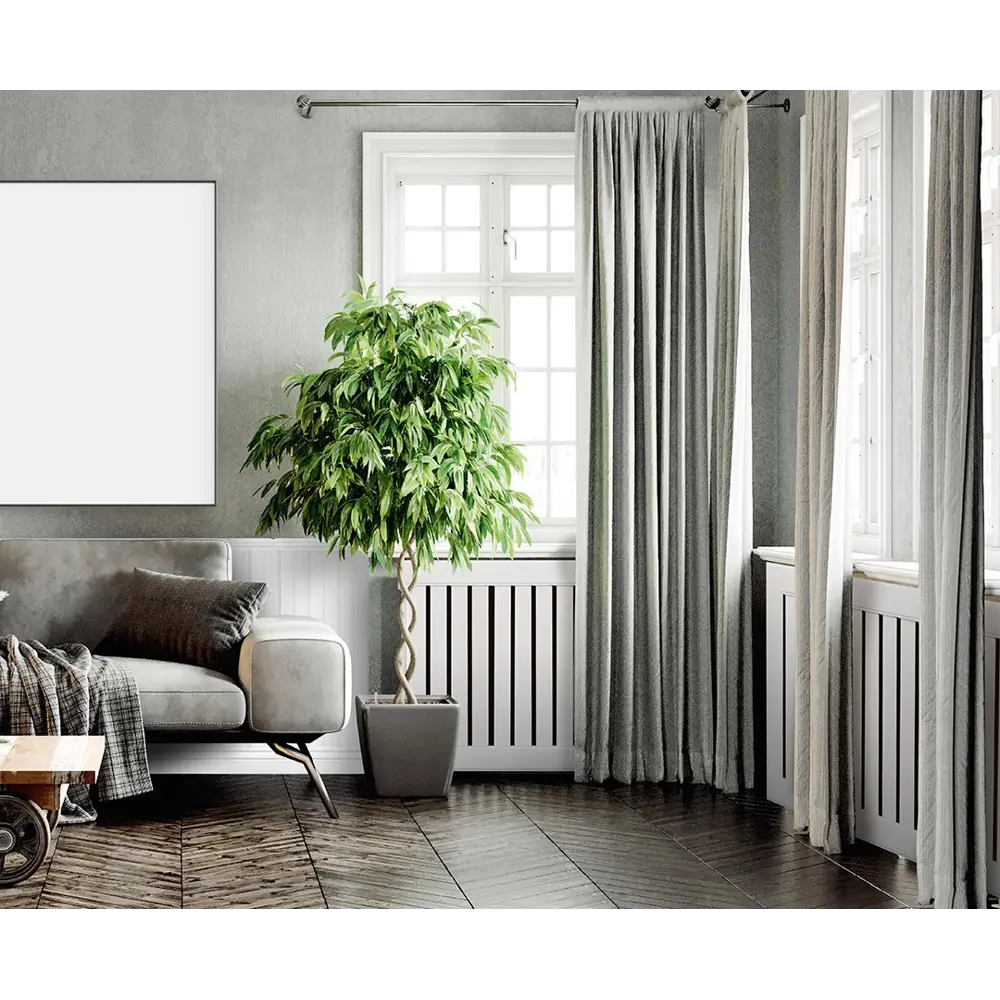 Экран радиатора 120x60 см МДФ цвет белый Santreyd STLM-2184837 - Вид №5