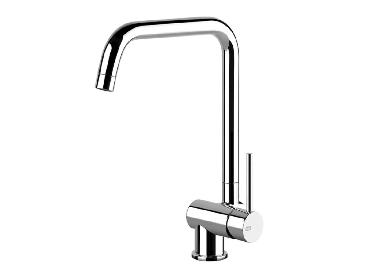 Хромированная латунь однорычажный кухонный смеситель Gessi Oxygene ARCH-00075643