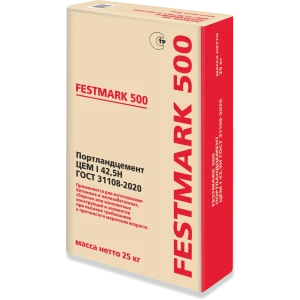 Портландцемент M500 ЦЕМ I 42.5Н 25 кг