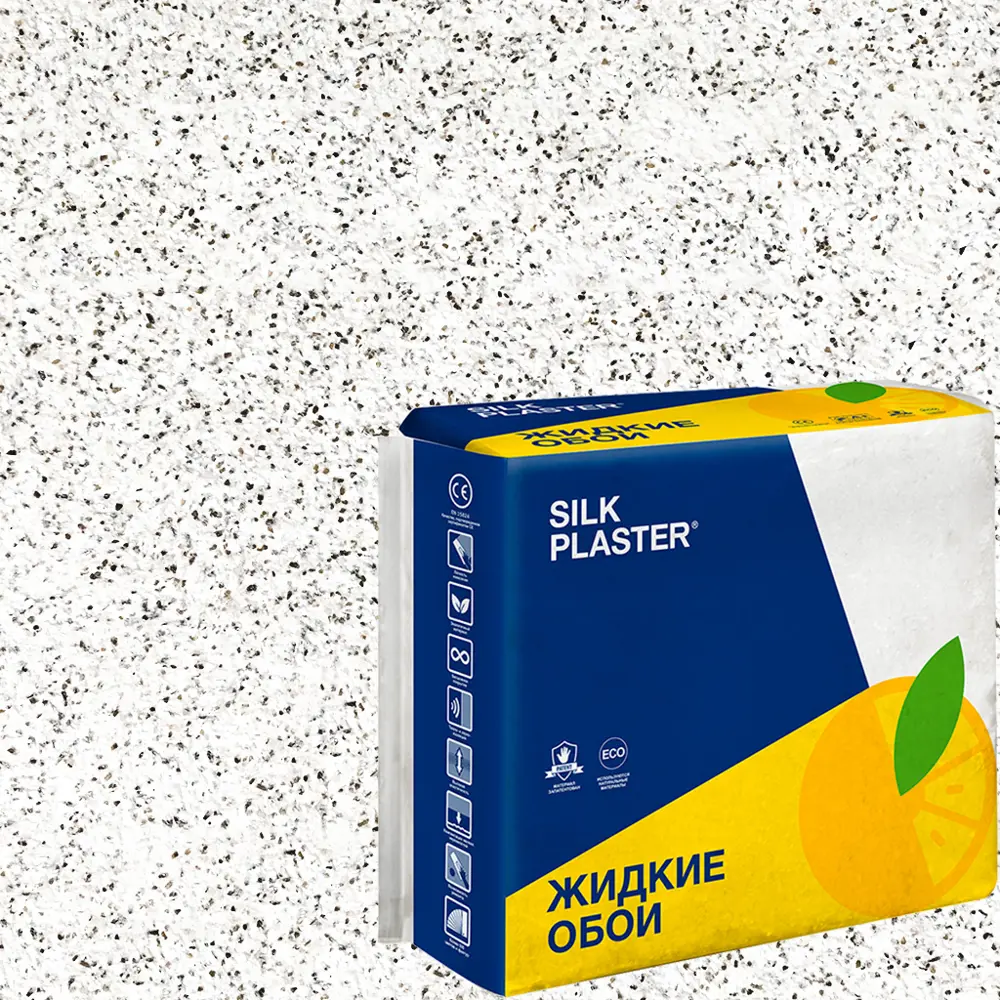 Жидкие обои Silk Plaster Absolute А230 1.05 кг цвет серебристо-белый STLM-2140818