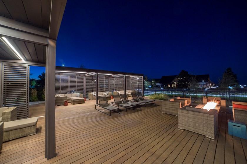 RENSON Моторизованная пергола с регулируемыми жалюзи sun-id-1466713 - Вид №5