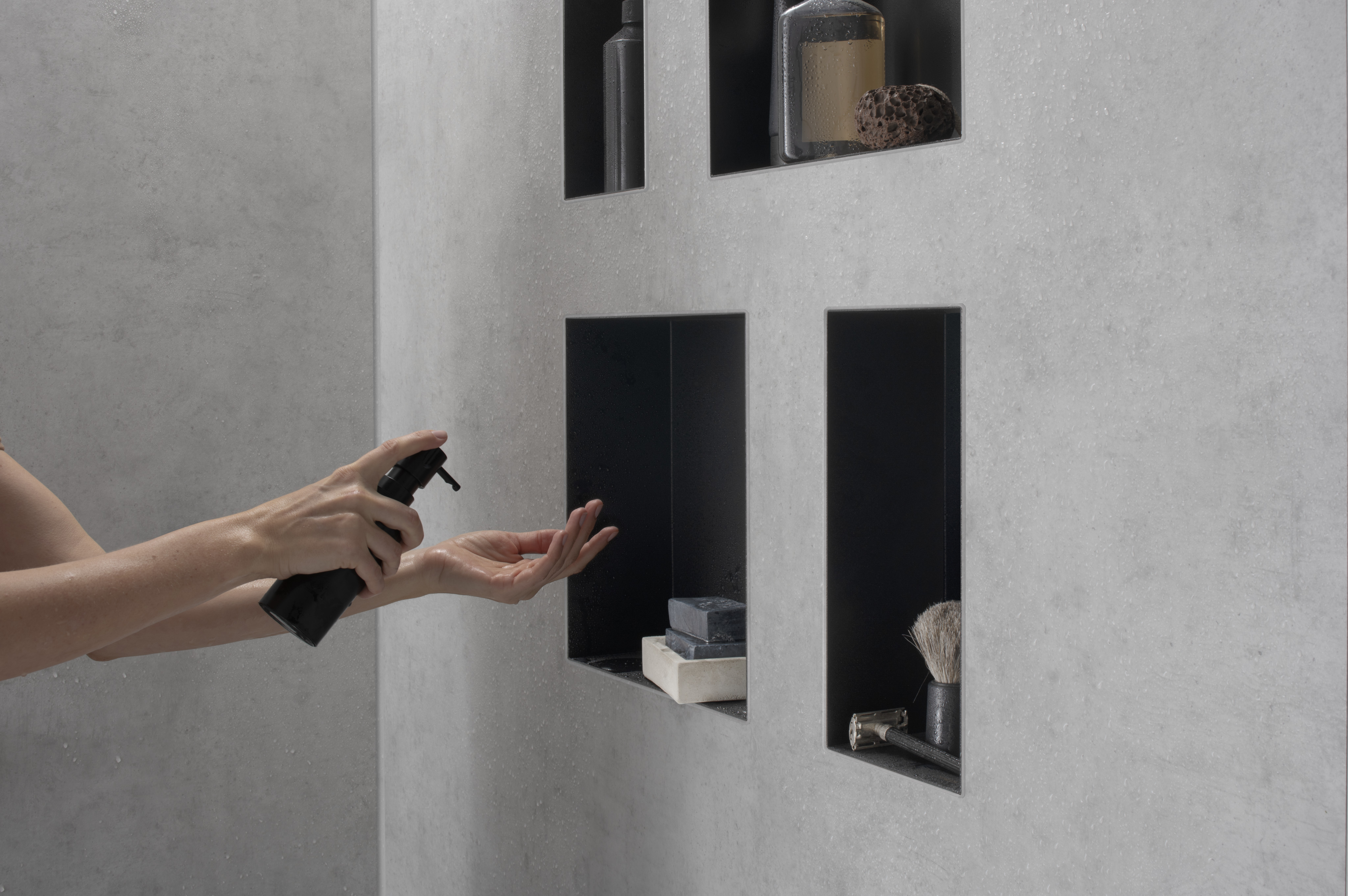 56070670 XtraStoris Minimalistic Wall безрамная ниша 300/150/100 Hansgrohe  - Вид №5