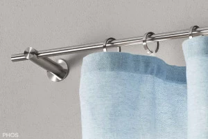 VS20-100-1200 Комплект карнизов: 120 см с 2 кронштейнами (среднее расстояние до стены) PHOS