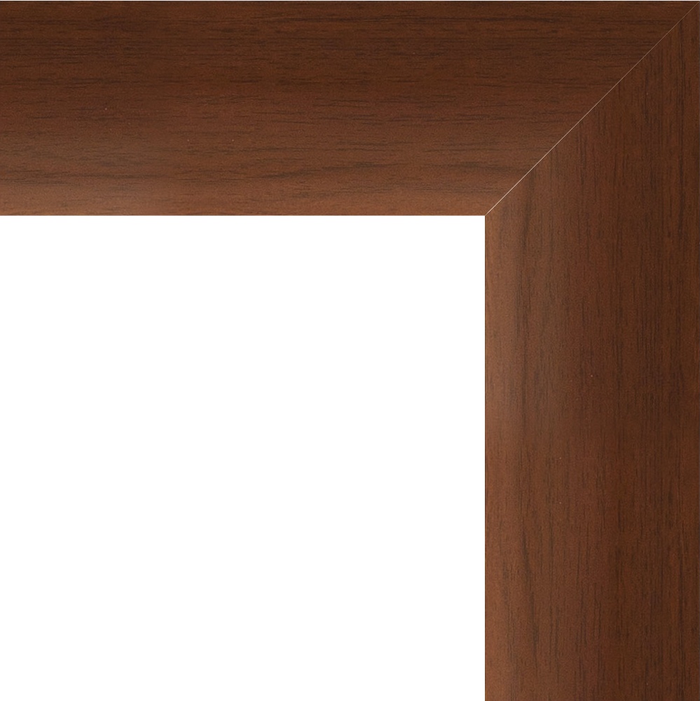 BY 1059 Зеркало в багетной раме - орех 65 mm EVOFORM Definite - Вид №4