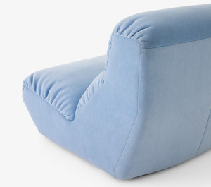 Тканевое угловое кресло