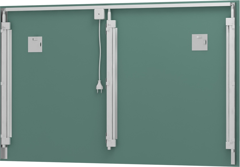 BY 2022 Зеркало с 3-мя встроенными LUM-светильниками 60 W EVOFORM Lumline - Вид №2