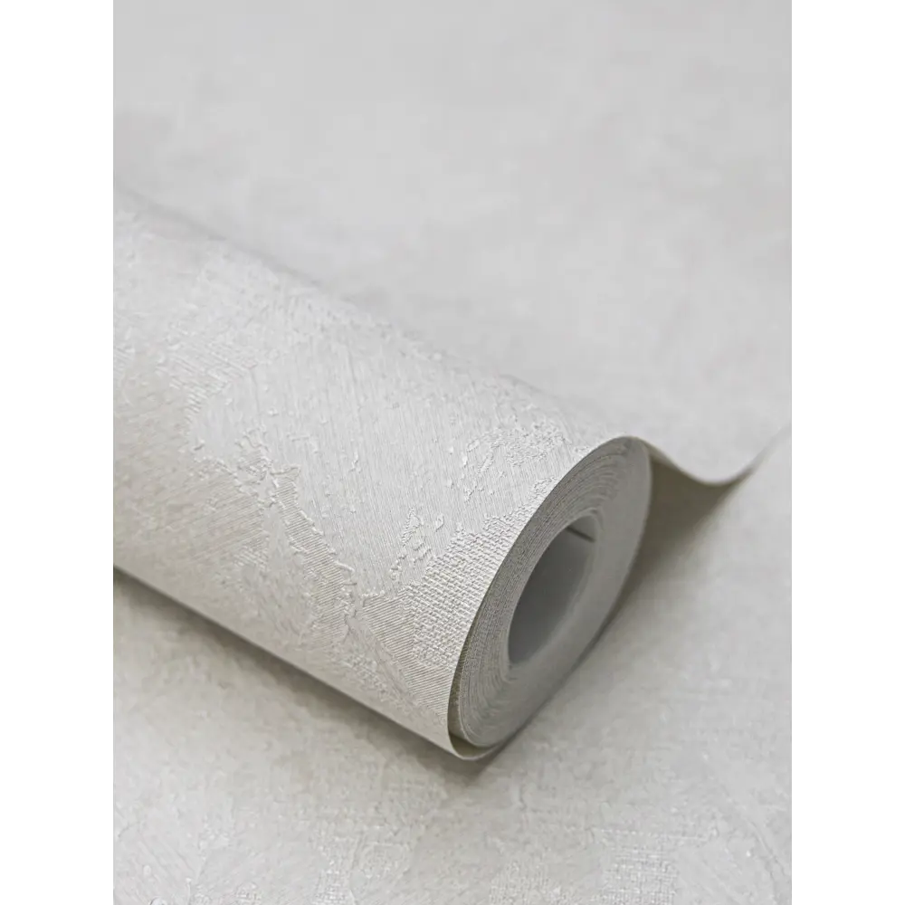 Флизелиновые обои Wallsecret Montana - белые с текстурой горячего тиснения 89389721 STLM-1570735 - Вид №2