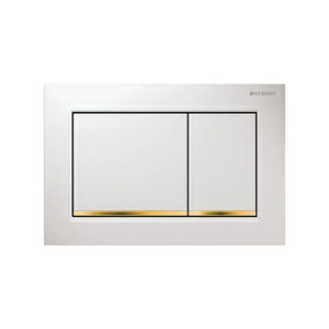 115.080.KK.1 клавиша смыва OMEGA30 (бел, зол, бел)