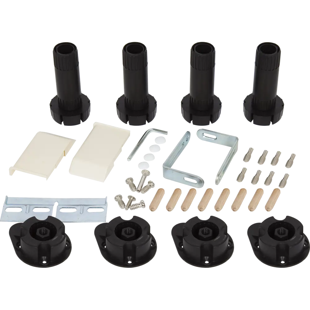 Колонка напольная 60x140x56 см, ЛДСП, цвет белый DELINIA STLM-2159756 - Вид №3