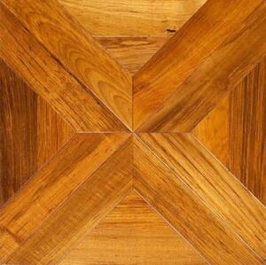 Модульный паркет Marco Ferutti Castello Castello Бирманский Тик с брашью (Текстурированная) 450х450 мм.