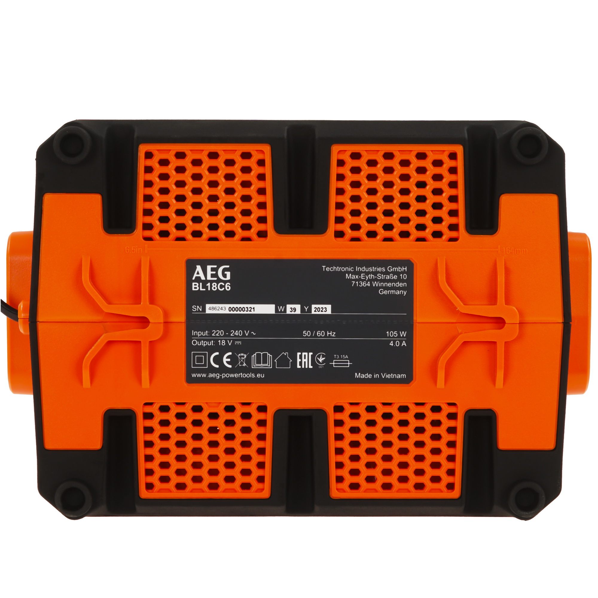 Зарядное устройство AEG BL18C6 PRO 18V 5480988 STDN-0073235 - Вид №5