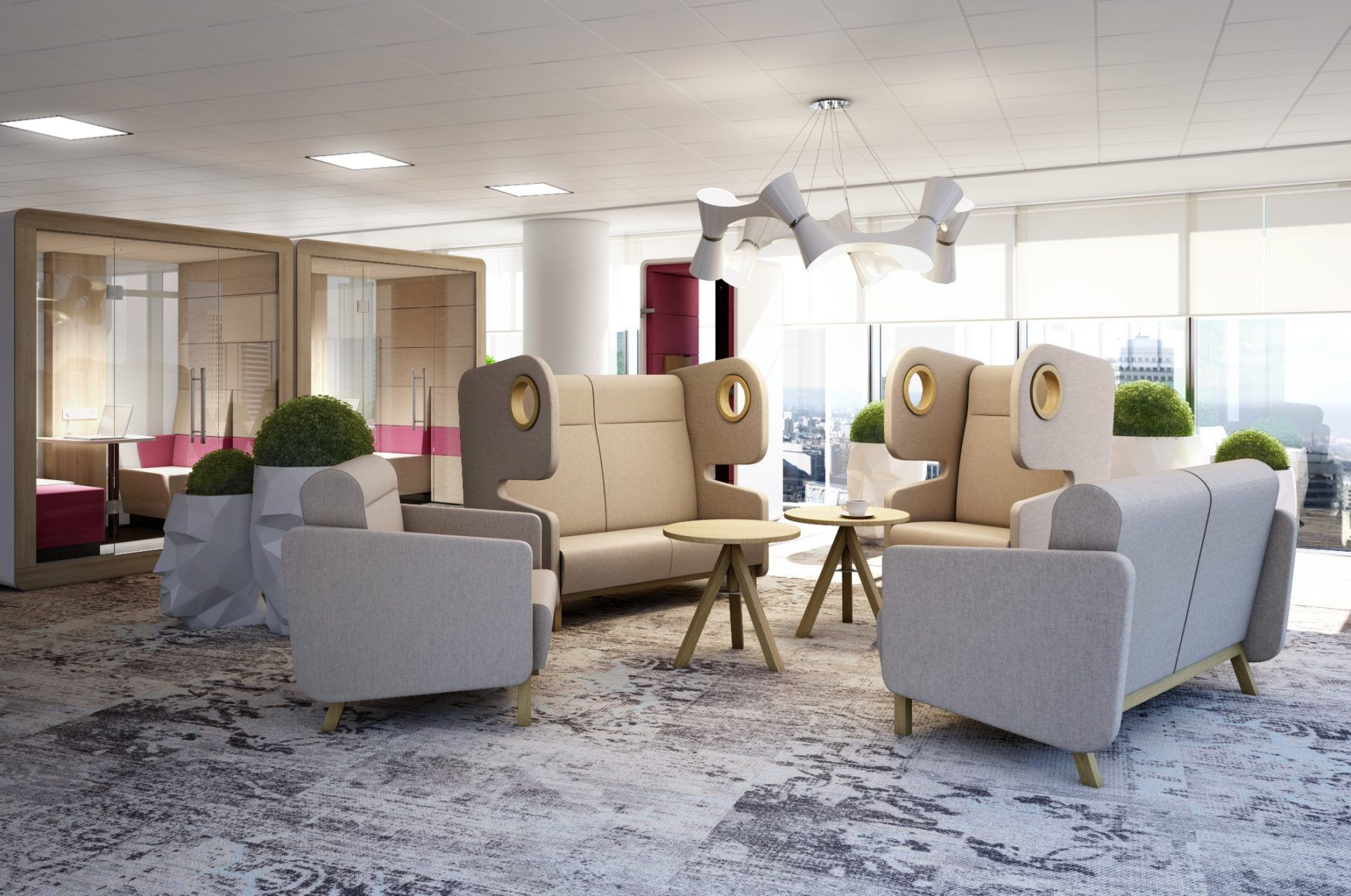 Шерстяной диван Mikomax Smart Office Packman ARCH-00023743 - Вид №2