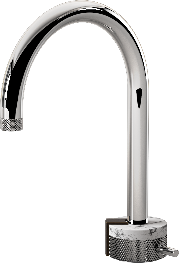 E-11502-R2MW-L2OB-PC Однорычажный прогрессивный смеситель для раковины - излив 16см GRAFF MOD+