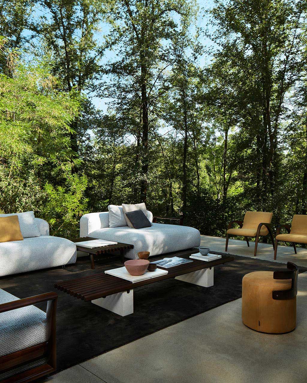 Ткань сад стул с подлокотниками Exteta Franco Albini Re-edition ARCH-00095404 - Вид №18