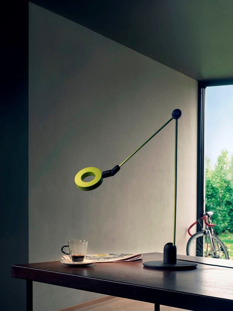 Алюминиевая светодиодная настольная лампа с гибким кронштейном Martinelli Luce l'amica ARCH-00120715 - Вид №6