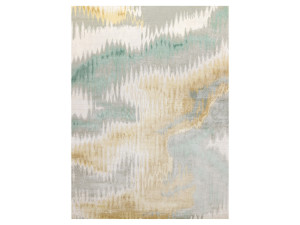 Шелковый прямоугольный ковер ручной работы