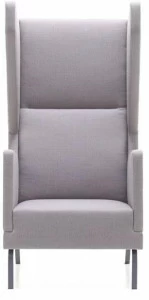 Ferrante Стул Wing из ткани с высокой спинкой Heard