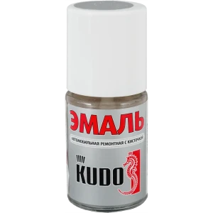 Эмаль автомобильная Kudo с кисточкой цвет светло-серый 15Мл