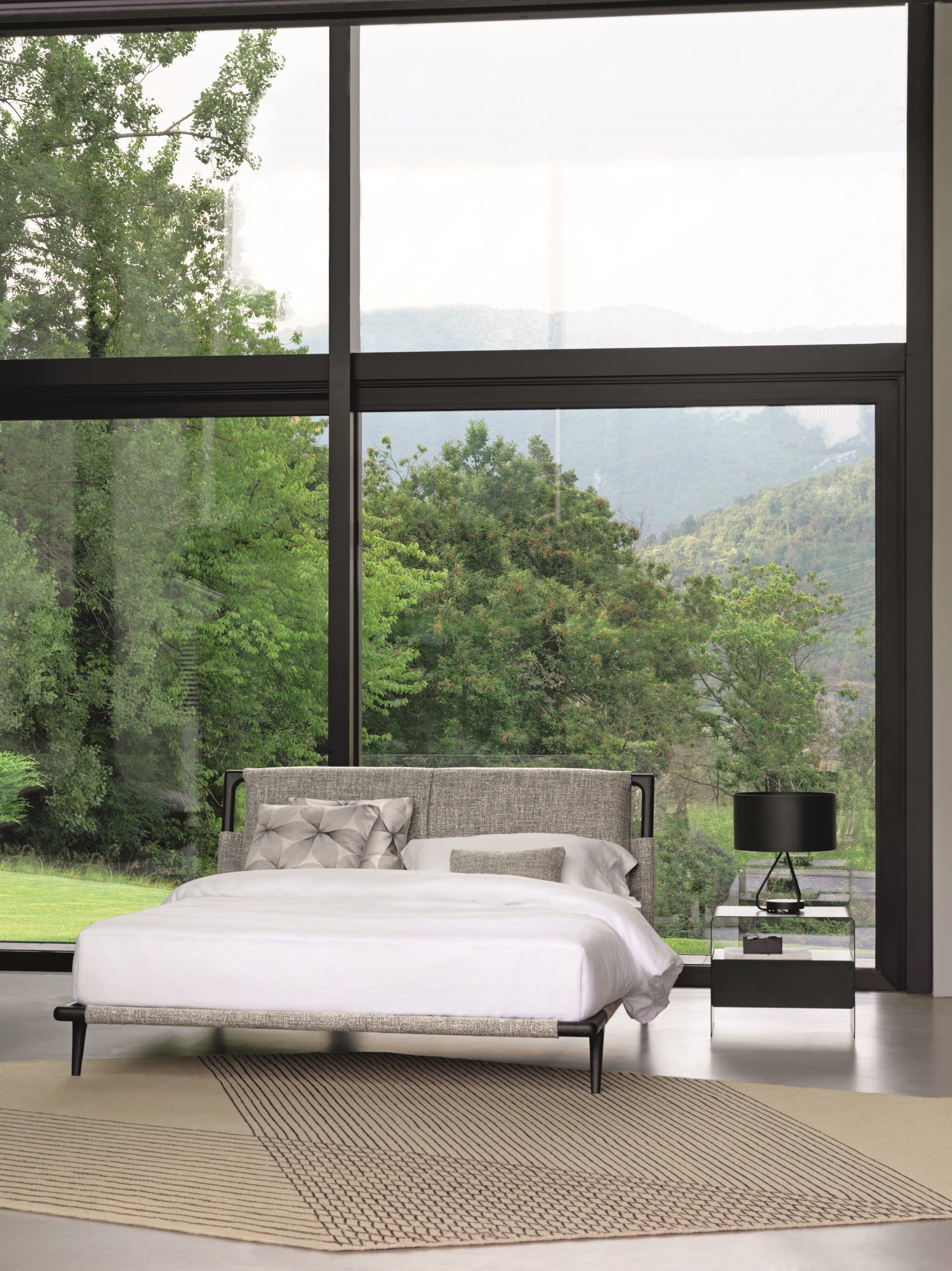 Двуспальная кровать с мягким изголовьем Flou Gaudí ARCH-00040041 - Вид №3