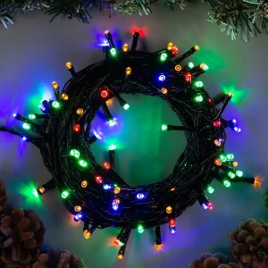 90641642 Электрогирлянда комнатная Luazon lighting 3556787 нить 10 м 100 ламп бесцветный 8 режимов работы STLM-0962685