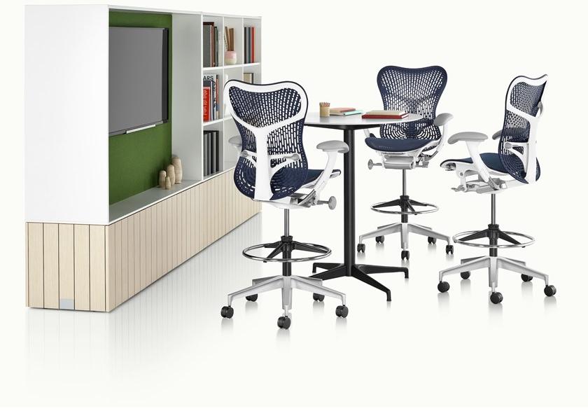 Herman Miller Эргономичный офисный стул из полимера triflex Mirra 2 sun-id-1451280 - Вид №5