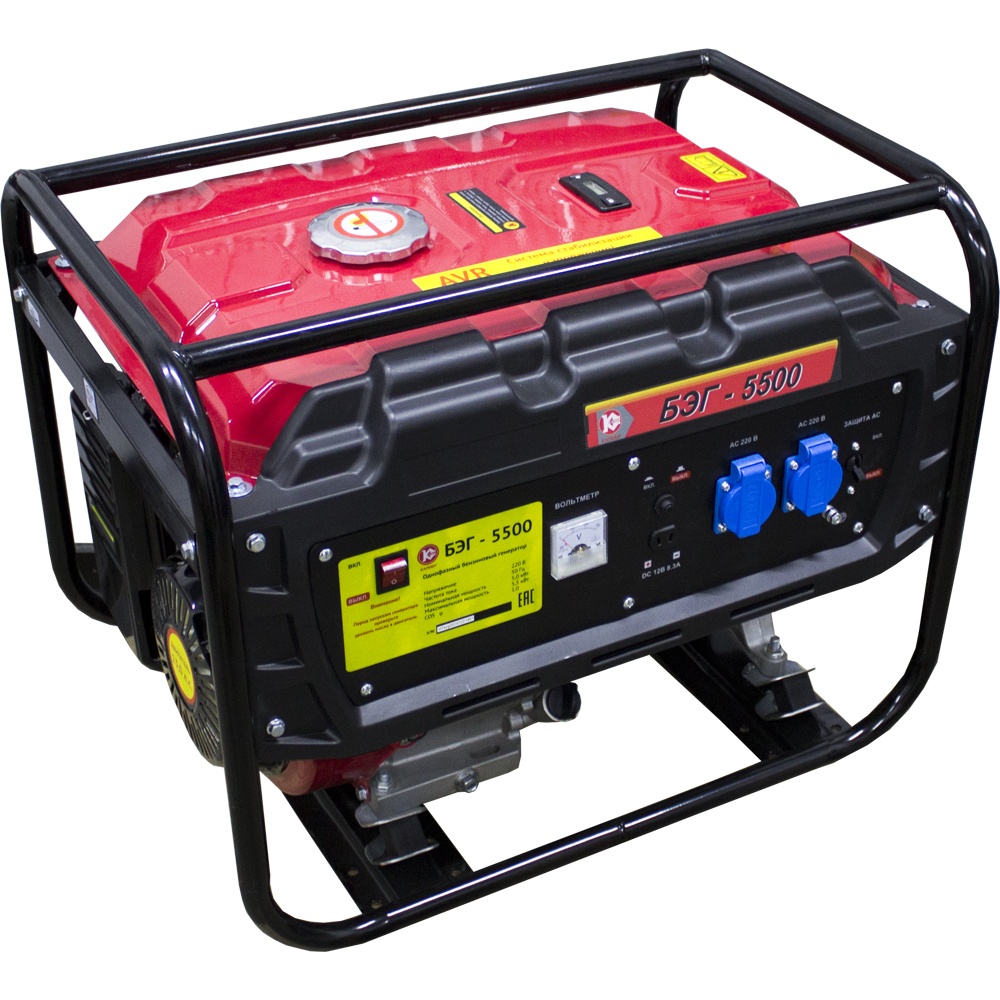 68328 Калибр Бензиновый электрогенератор БЭГ-5500  - Вид №6