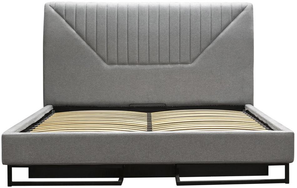 30644 Кровать с ортопедическим основанием и ящиком 1.4 Loft Alberta Браун R-HOME 401720455h_Браун - Вид №1