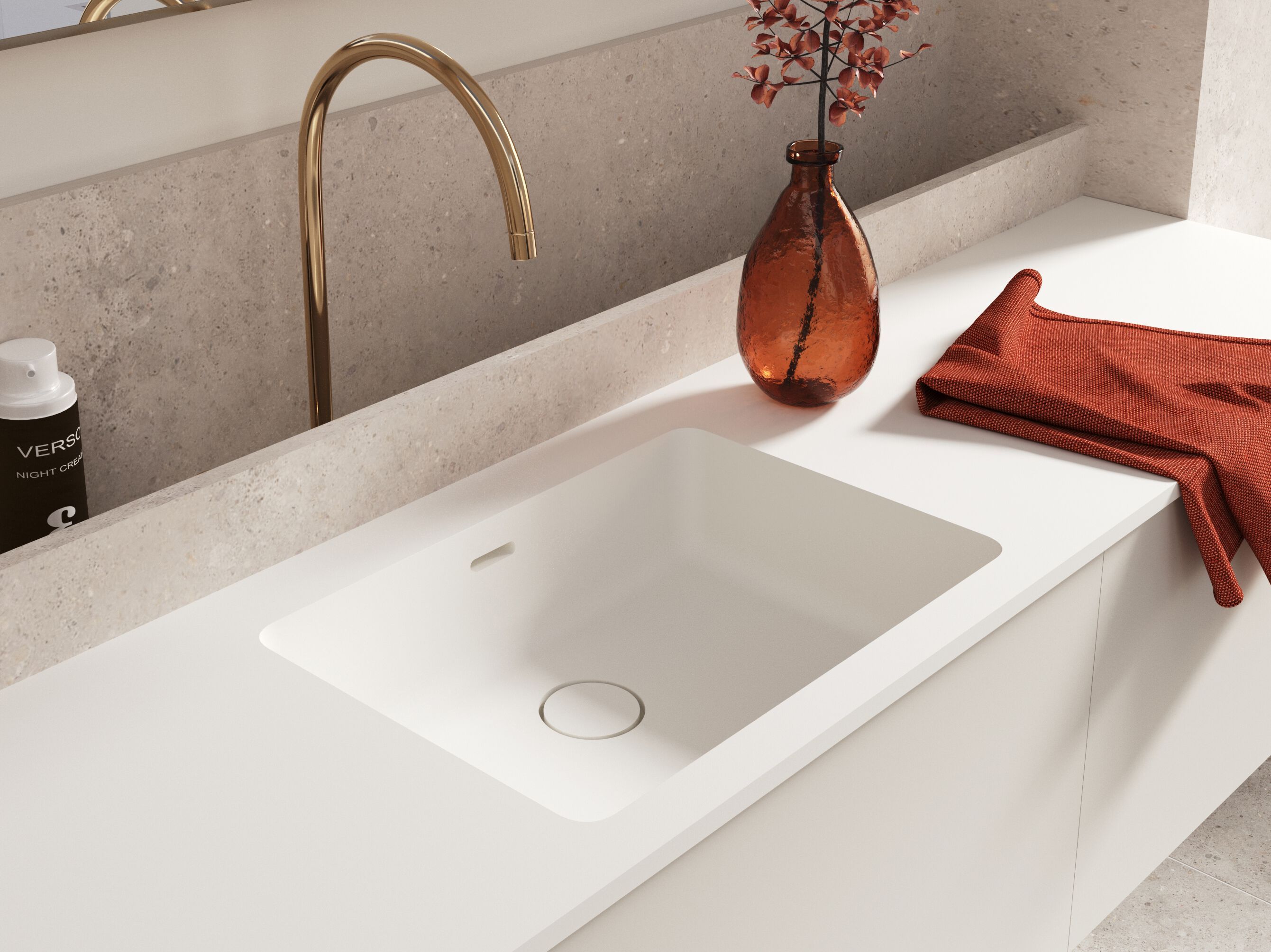 HIMACS прямоугольный встраиваемый умывальник CB4430 ARCH-00106778 - Вид №2