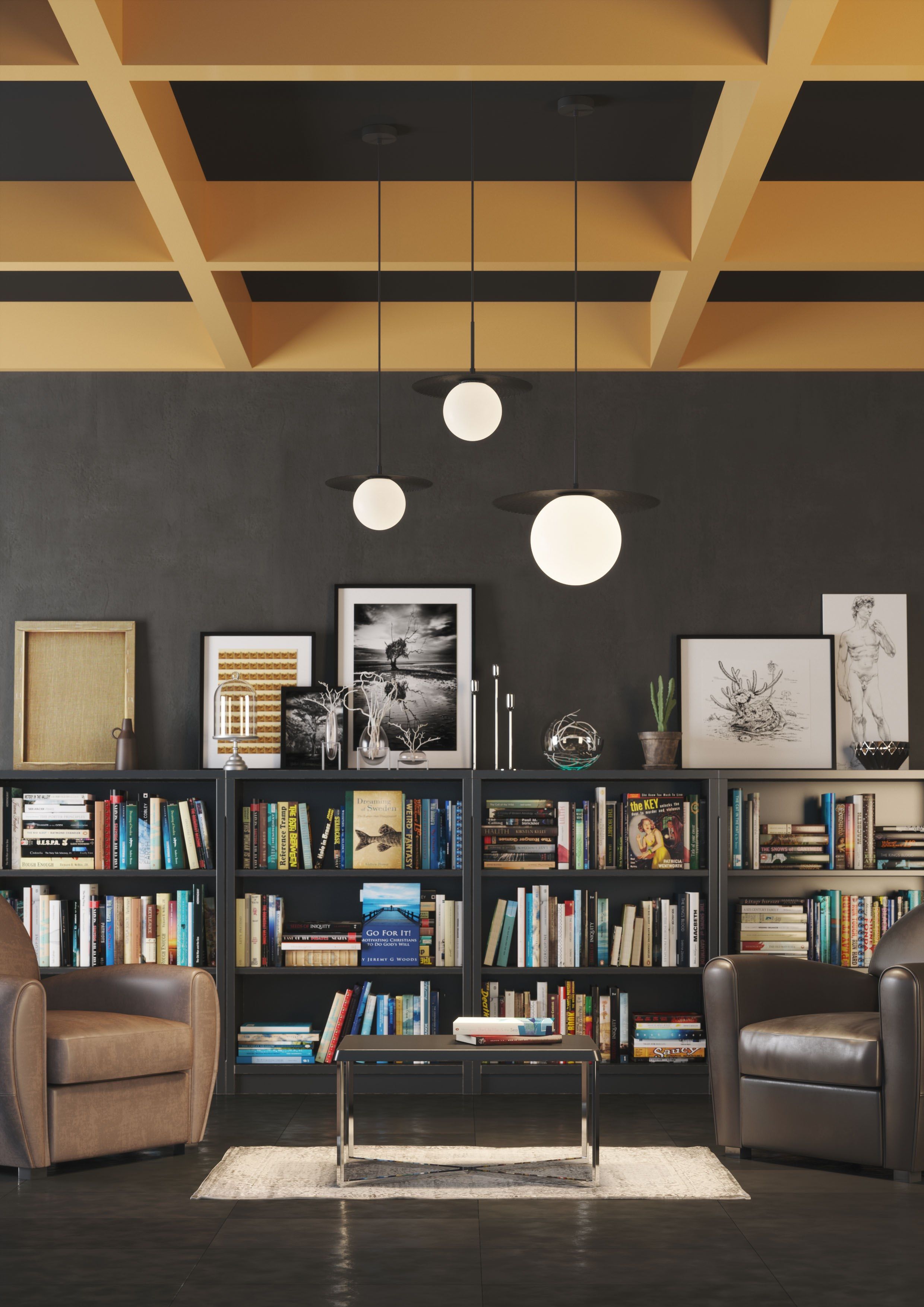 Металлический светодиодный подвесной светильник Fan Europe Lighting дизайн окружающего света ARCH-00087371 - Вид №1