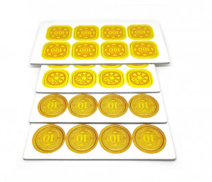 07PB349 Набор игровых монет номиналом 10, 50 ,100 100 г Пандора Бокс Студио