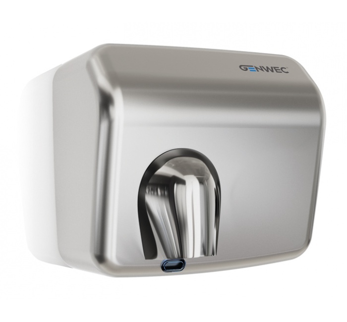 GW01 12 02 00 Genwec Белая алюминиевая сушилка для рук E-flow 