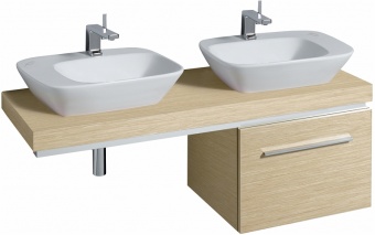 121650000 Подвесная раковина настенная прямоугольная Keramag  - Вид №3