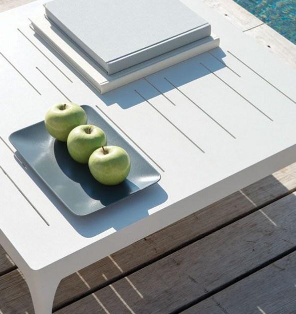 Ethimo Квадратный алюминиевый садовый столик Infinity Iftb40t - Вид №3