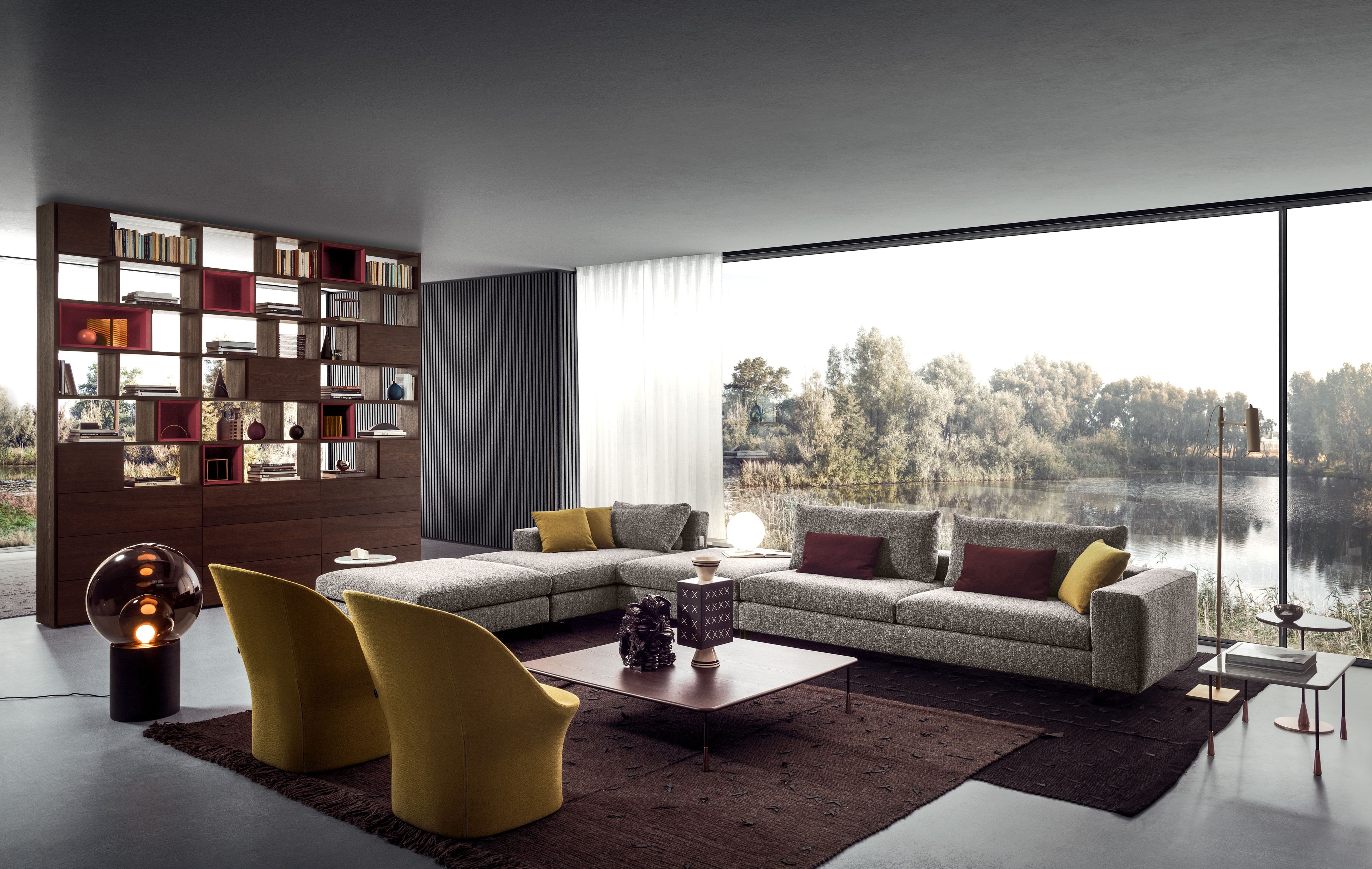 3-местный диван с откидной спинкой Pianca DUO ARCH-00059968 - Вид №1