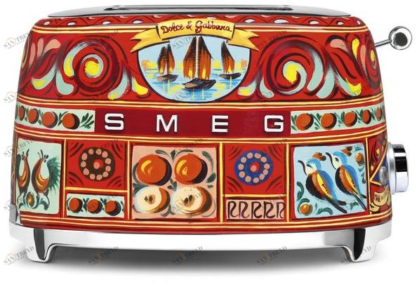 Smeg Тостер Sicily is my love | dolce&gabbana Tsf01d&g 