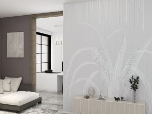 Обои с цветочным узором