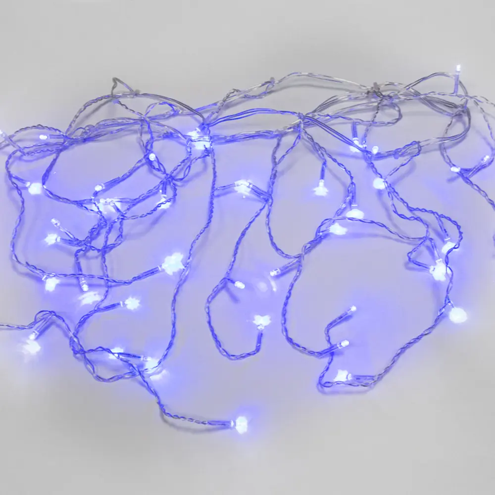 82956763 Гирлянда светодиодная Айсикл 1.8x0.5 м 48 LED цвет синий STLM-1451229 Santreyd  - Вид №1
