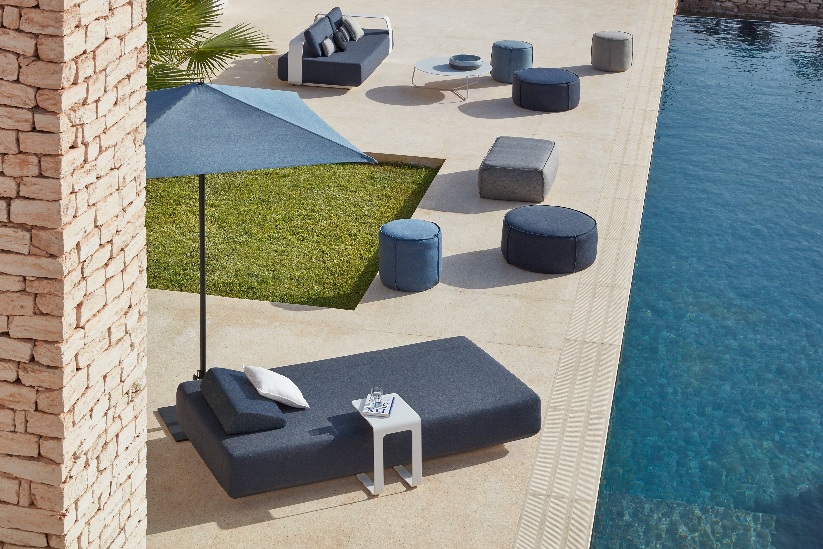 Ткань прямоугольный сад пуфик MANUTTI ARCH-00144521 - Вид №7