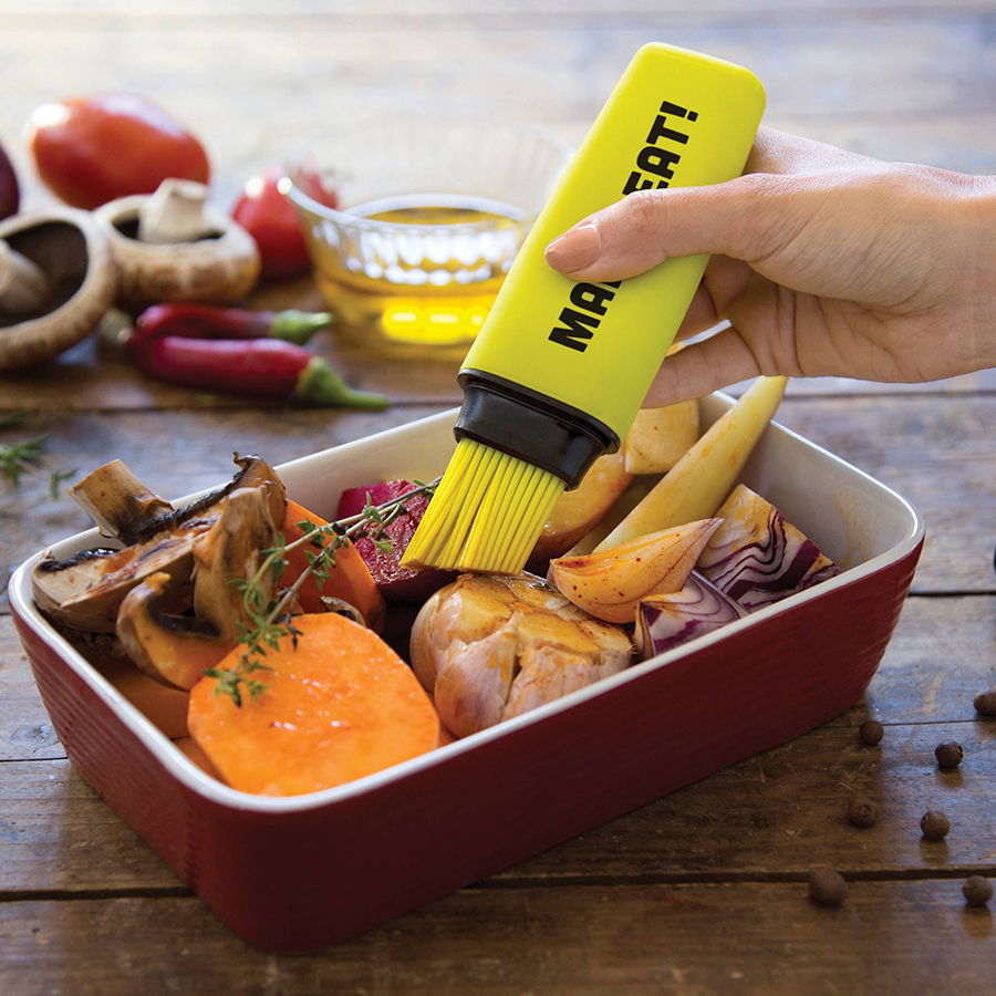 OT858 Кисточка для выпечки mark-eat голубая силиконовая OTOTO  - Вид №3