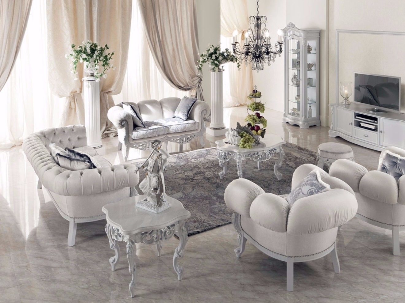 Квадратный журнальный столик для гостиной Modenese Luxury Interiors Bella Vita ARCH-00142397 - Вид №1