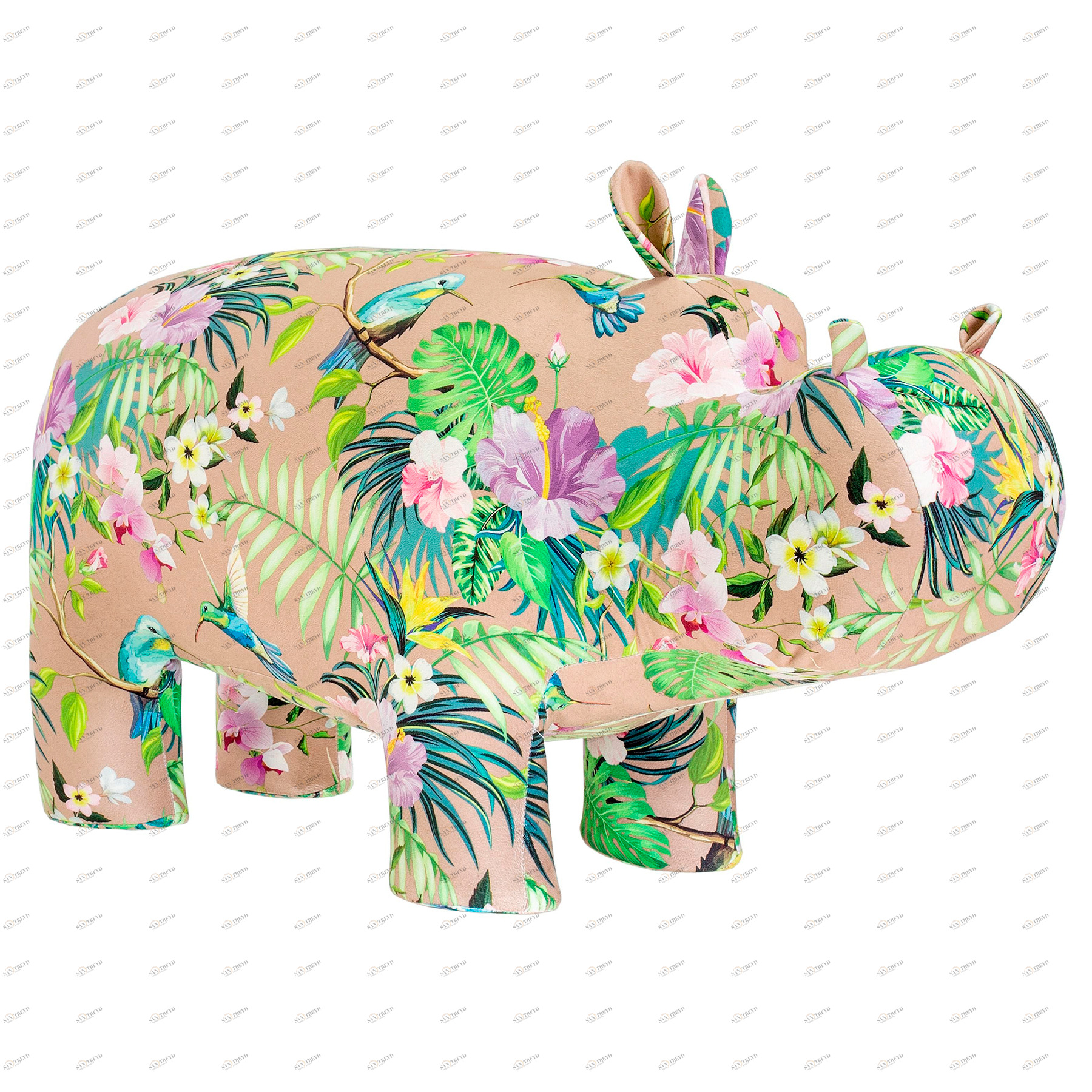 Пуфик детский "Бегемот" Kolibri beige, 97 см LESET  00-3833171 Разноцветный Santreyd 