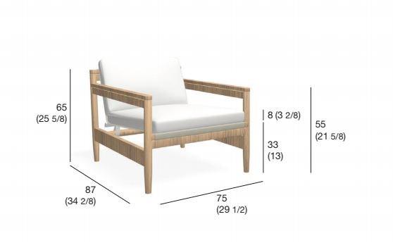 RODA Садовое кресло canatex с подлокотниками Road sun-id-1456171 - Вид №2