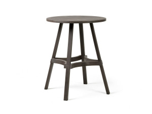 Высокий круглый садовый стол