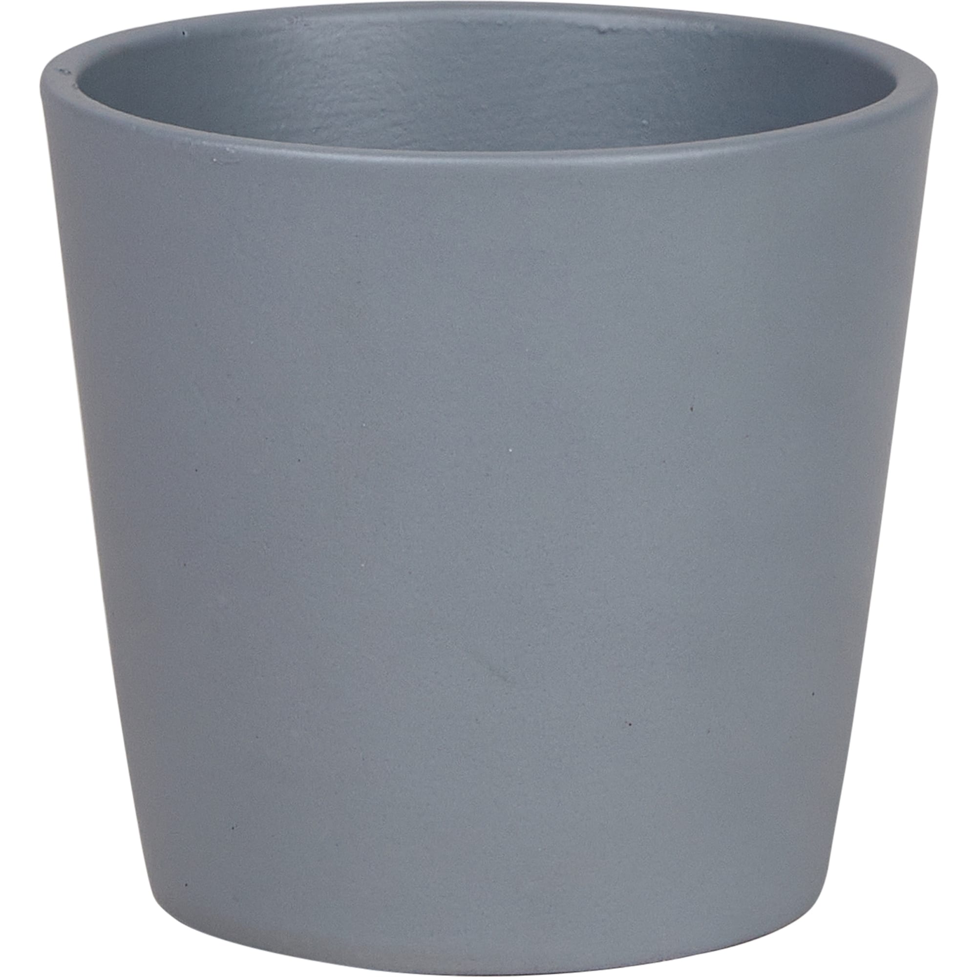 83801940 Кашпо для цветов ø10 h9 см v0.4 л глина серый Кактусник Santreyd 